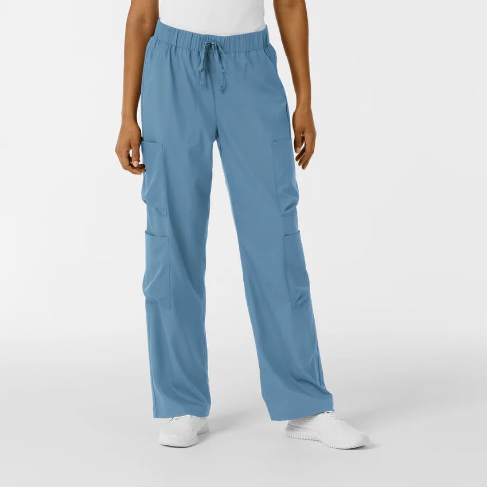 Wink Wide Leg Scrub Pant - small petite